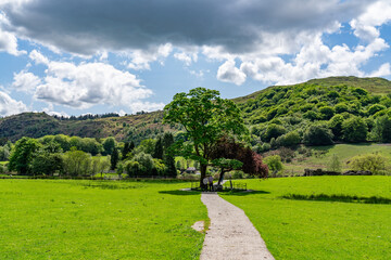 The beautiful town of Beddgelert Snowdonia