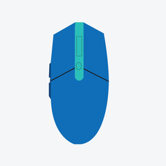 computer mouse on white background