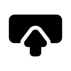 Fototapeta premium call to action glyph icon