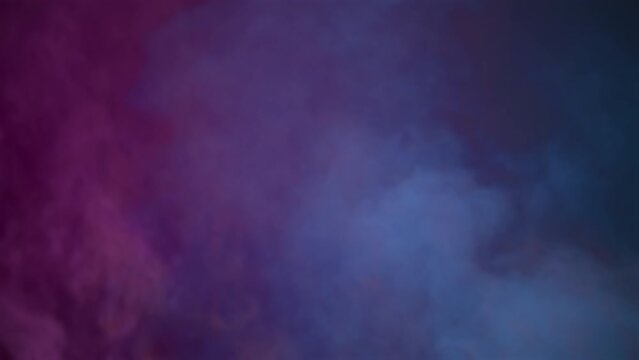 Motion Background: Claret and blue smoke steam vapour overlay effect