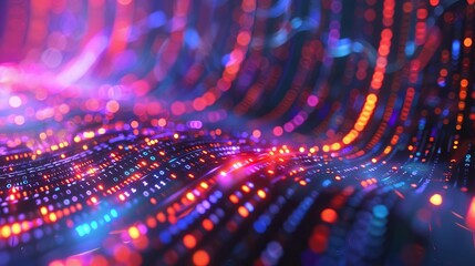 Obraz premium intricate patterns of encrypted symbols flowing in abstract data streams emphasizing the importance of digital security 3d illustration