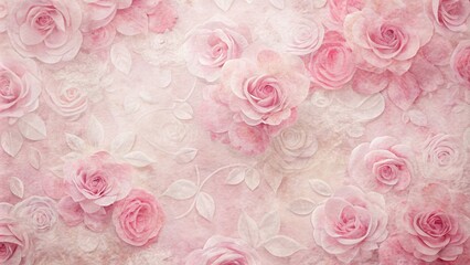 pink roses background, pink wedding paper texture.