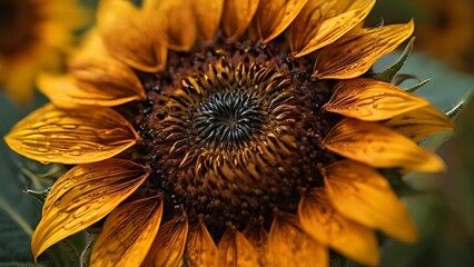 Close up of a sunflower