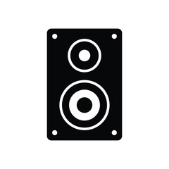 music speaker icon vector design template simple and clean