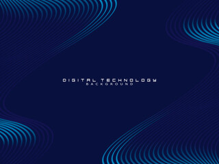 Futuristic blue background digital technology, cyber nano information, abstract communication, future technology data innovation, internet network speed connection.