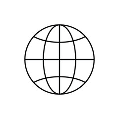 icon web vector deign outline on white background