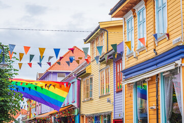 Fototapeta premium Cityscape of Stavanver (Norway)