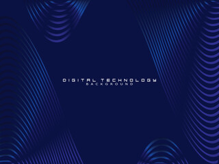 Futuristic blue background digital technology, cyber nano information, abstract communication, future technology data innovation, internet network speed connection.