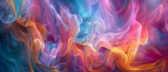 Design a traditional oil painting of entangled quantum particles in a mesmerizing