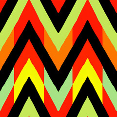  Neon Chevron Zigzag Pattern, High-Contrast Colors, Bold Design, Background