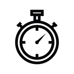 icon stopwatch vector design on white background