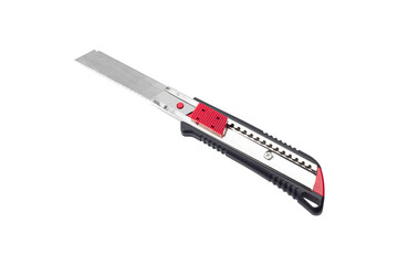 stationery or construction knife isolated from background