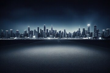 Obraz premium city skyline