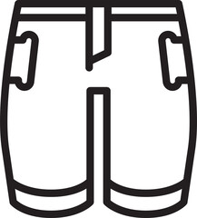 Shorts Line Icon