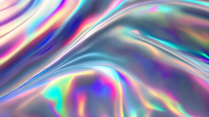 Abstract trendy holographic background. Real texture, with copyspace, 16:9, 300dpi