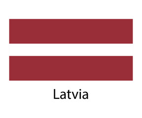Flag of Latvia 1:2