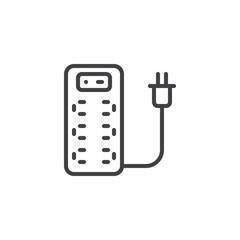 Surge Protector line icon