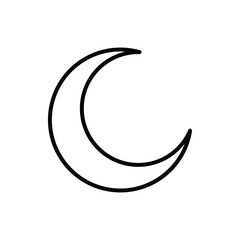 moon icon vector design template