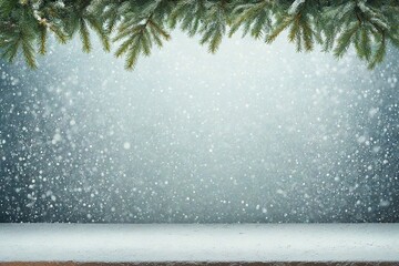 christmas background with christmas tree