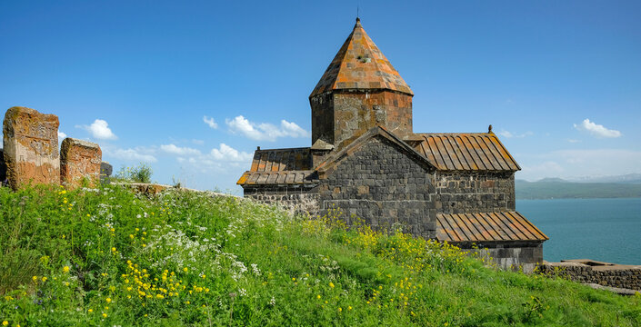 Sevanavank Monastery is a monastic complex located on a peninsula at the northwestern shore of Lake Sevan in Sevan, Armenia.