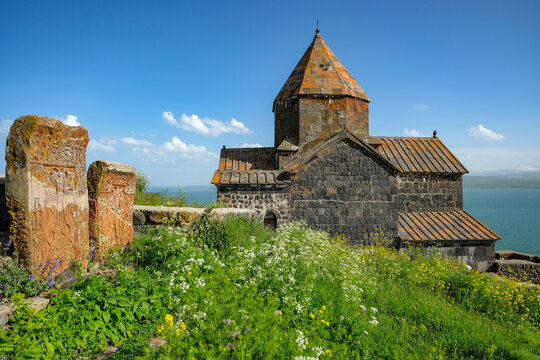 Sevanavank Monastery is a monastic complex located on a peninsula at the northwestern shore of Lake Sevan in Sevan, Armenia.
