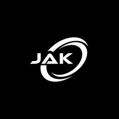 JAK LETTER LOGO WITH WHITE COLOR © Designer Sumaia