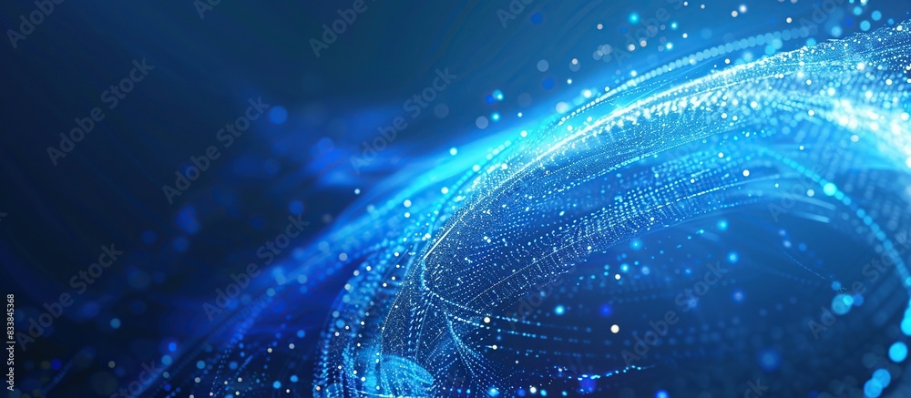 Poster abstract global network connections and communication technology for internet business and telecommu