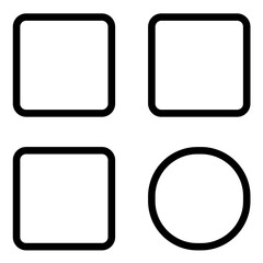 Vector Design Menu Icon Style