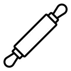Vector Design Rolling Pin Icon Style