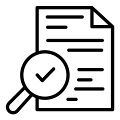 Vector Design Audit Icon Style