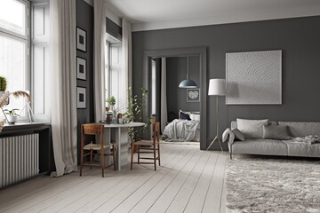 modern living room interior.