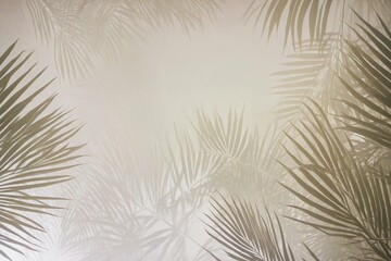 Fototapeta premium palm leaves background