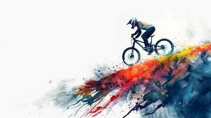 Abstract extreme sports background