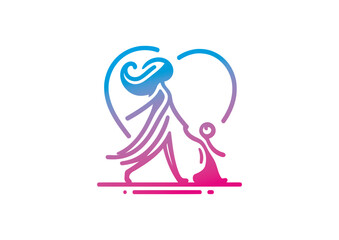 Mom and baby vector, mother’s day vector, mom and child vector