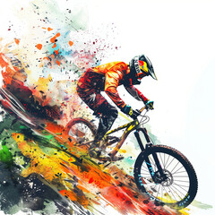 Abstract extreme sports background