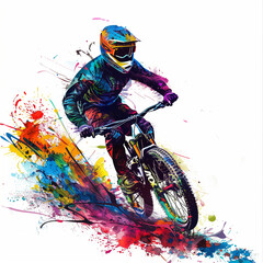 Abstract extreme sports background