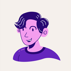 male with a T-shirt avatar design