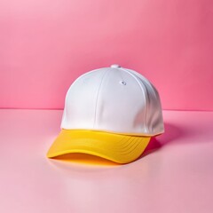 Fototapeta premium Stylish baseball cap Modern mockup.