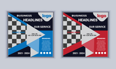 Digital business marketing Social Media Banner design template