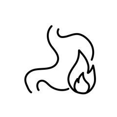 Flatulence and Indigestion Icon