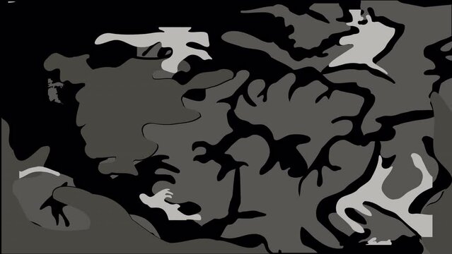 Military camouflage print seamless vector pattern transition