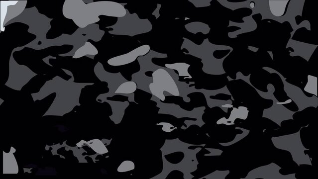 Seamless camouflage pattern background transition