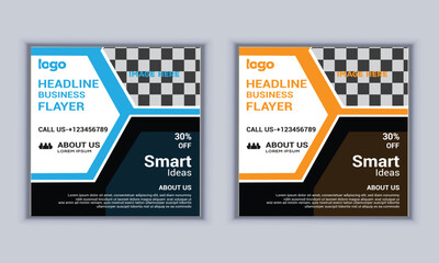 digital business marketing banner design template