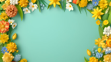 Obraz premium Flower plant decoration background