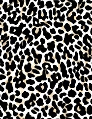 leopard texture vector pattern fashion background, animal print