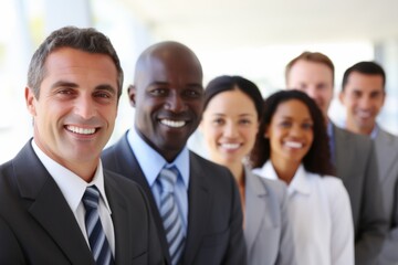 Fototapeta premium Successful team managed to finish project teamwork reward engaged satisfied employees in office diverse colleagues professional corporate environment task done completed talented motivated managers