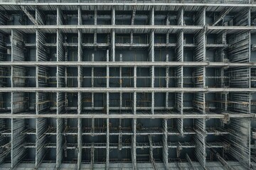 Obraz premium site with scaffolding