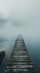 Obraz premium pier on the lake