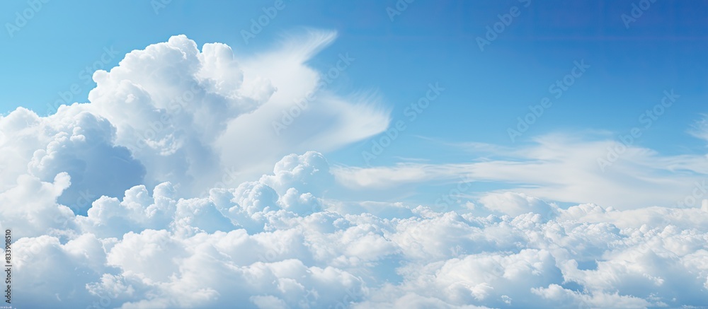 Poster cloudy sky with copy space image.