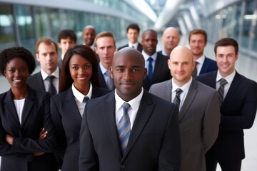 Fototapeta premium Successful team managed to finish project teamwork reward engaged satisfied employees in office diverse colleagues professional corporate environment task done completed talented motivated managers